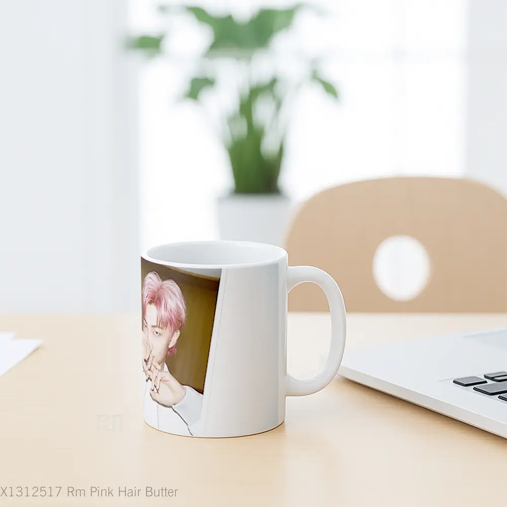 Mug Rm Pink Hair Butter Gelas Keramik Unik - All-side / Desain