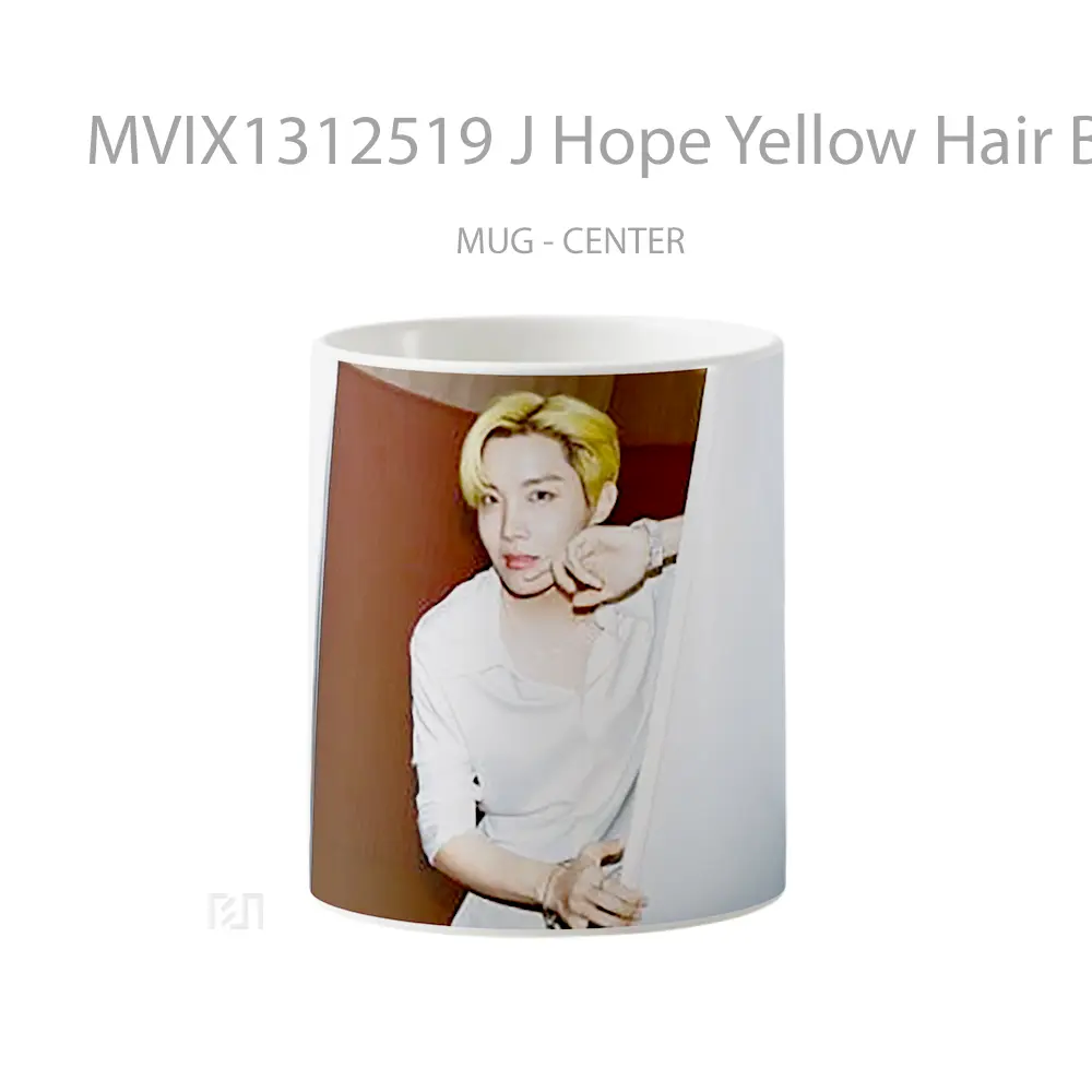 Mug J Hope Yellow Hair Butter Gelas Keramik Unik