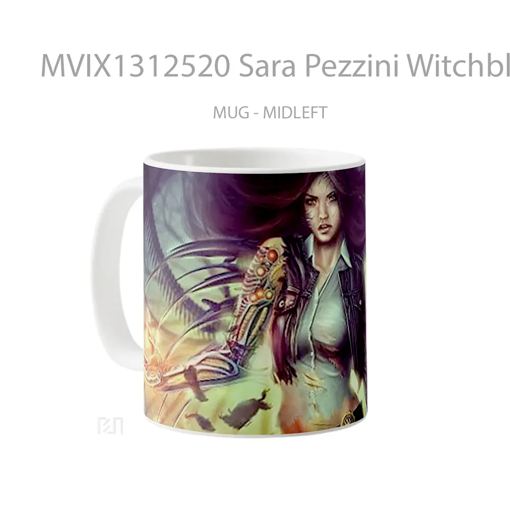 Mug Sara Pezzini Witchblade Gelas Keramik Unik - All-side / Desain