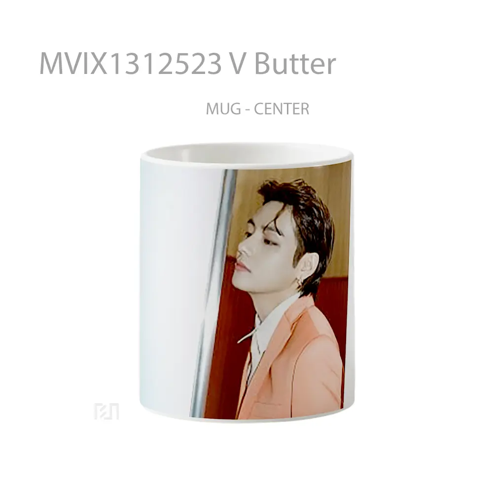 Mug V Butter Gelas Keramik Unik