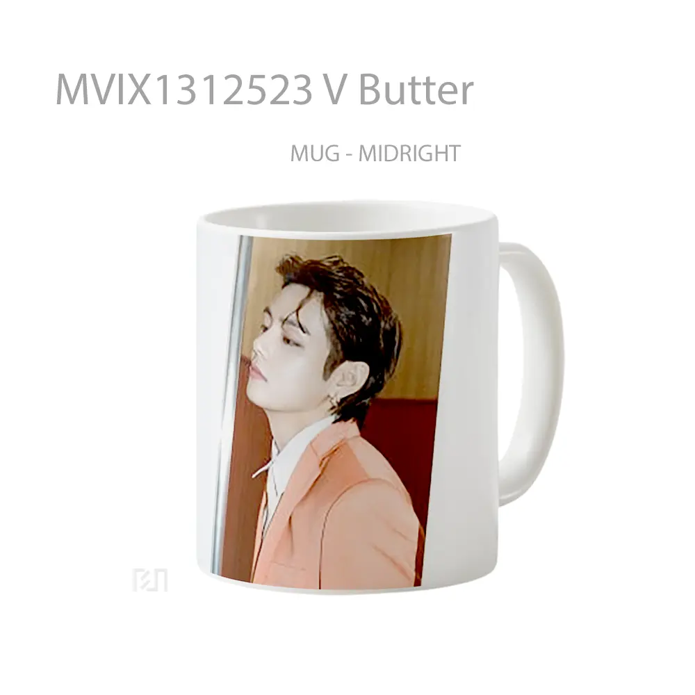 Mug V Butter Gelas Keramik Unik - All-side / Desain