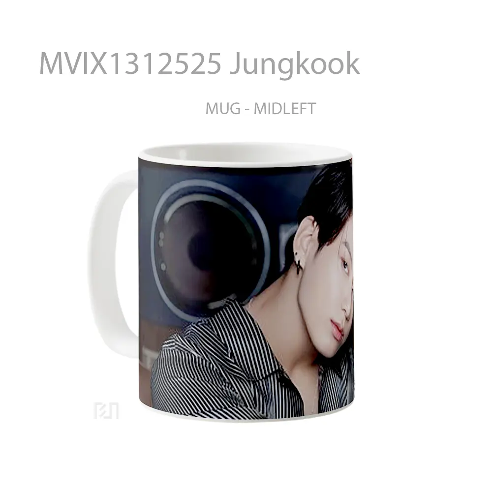 Mug Jungkook Gelas Keramik Unik - All-side / Desain