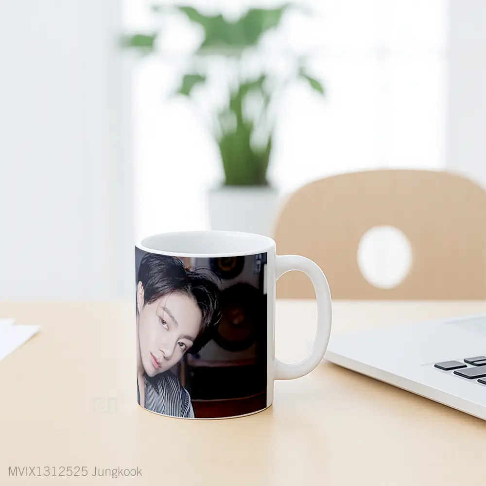 Mug Jungkook Gelas Keramik Unik - All-side / Desain