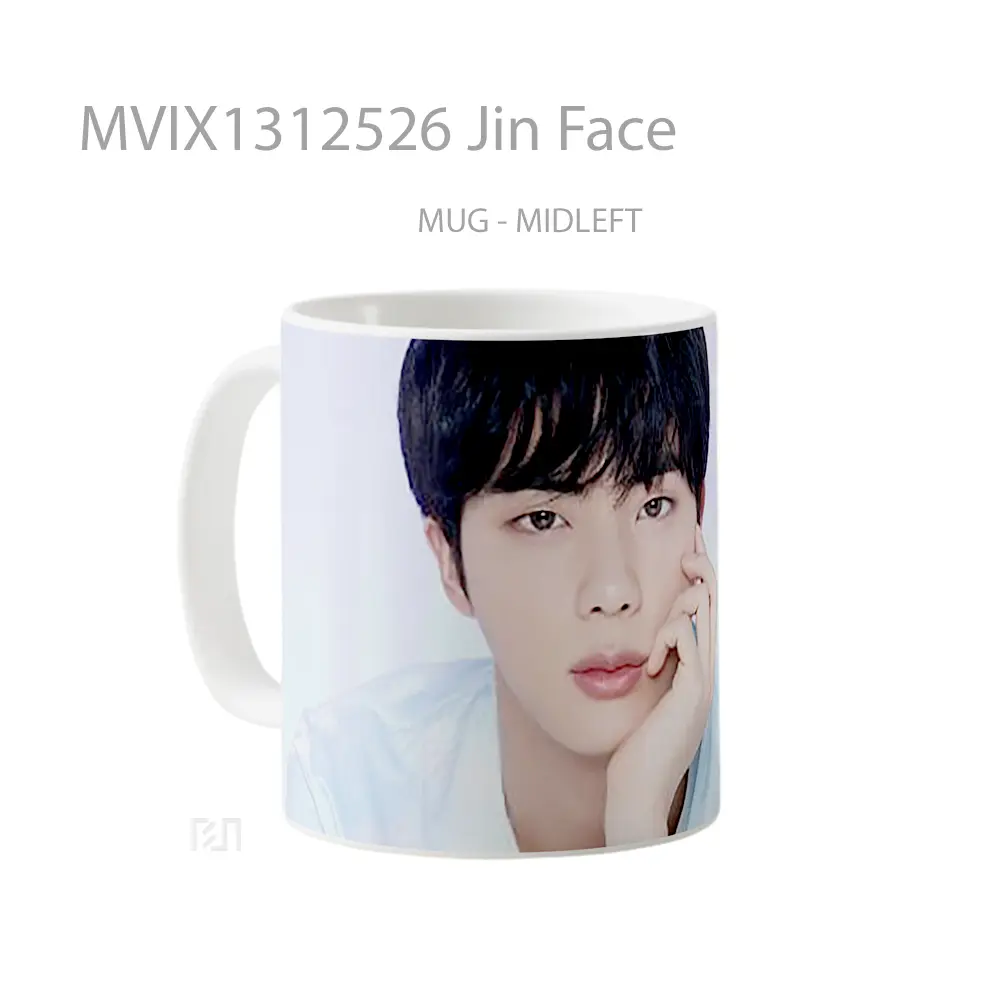 Mug Jin Face Gelas Keramik Unik - All-side / Desain