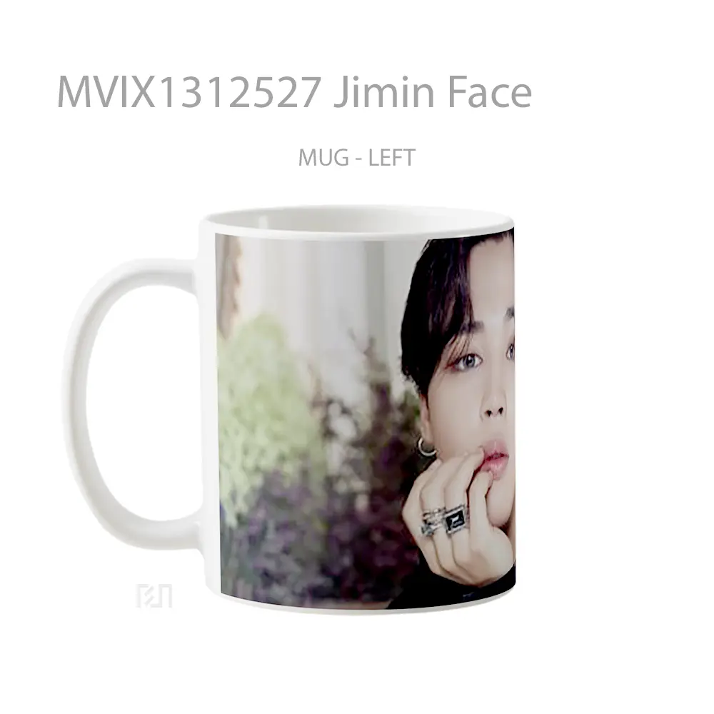 Mug Jimin Face Gelas Keramik Unik - All-side / Desain