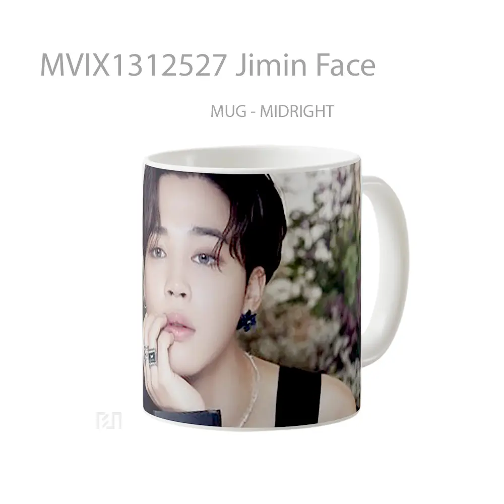 Mug Jimin Face Gelas Keramik Unik - All-side / Desain
