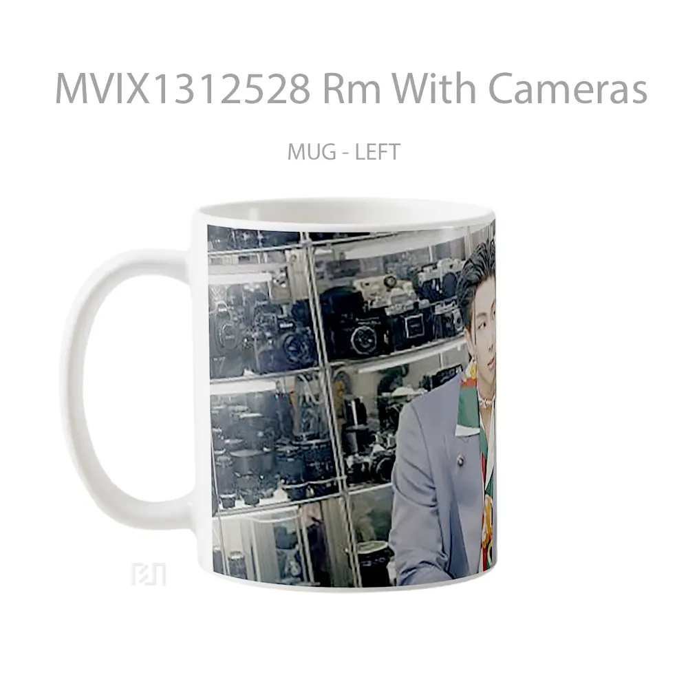 Mug Rm With Cameras Gelas Keramik Unik - All-side / Desain