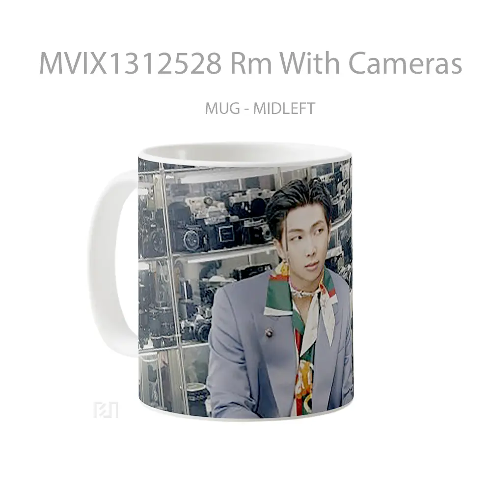 Mug Rm With Cameras Gelas Keramik Unik - All-side / Desain