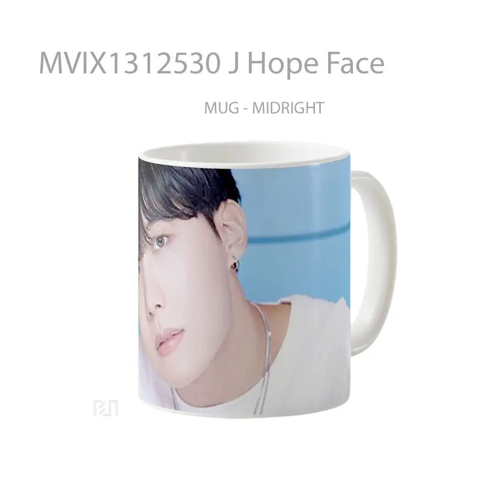 Mug J Hope Face Gelas Keramik Unik - All-side / Desain