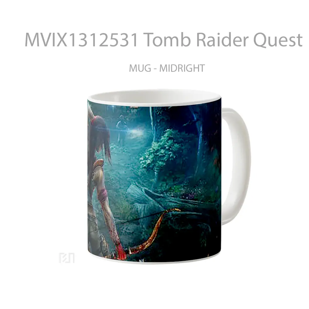 Mug Tomb Raider Quest Gelas Keramik Unik - All-side / Desain