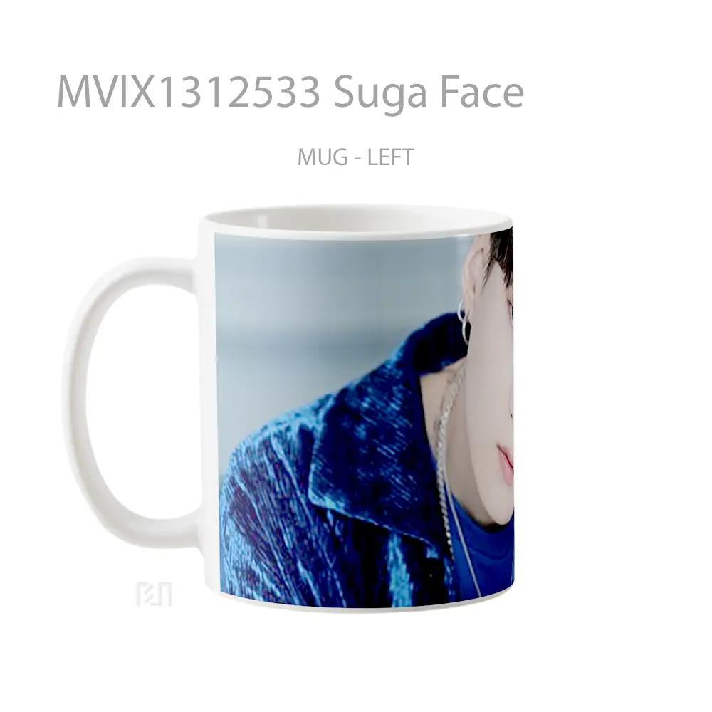 Mug Suga Face Gelas Keramik Unik - All-side / Desain