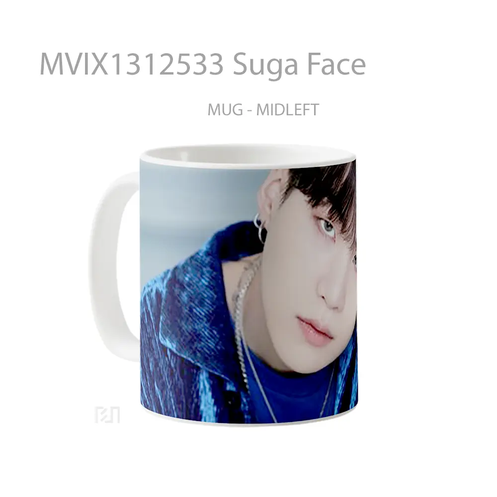 Mug Suga Face Gelas Keramik Unik - All-side / Desain