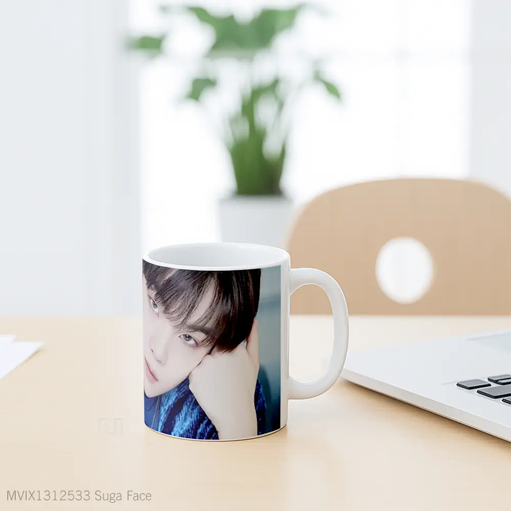 Mug Suga Face Gelas Keramik Unik - All-side / Desain