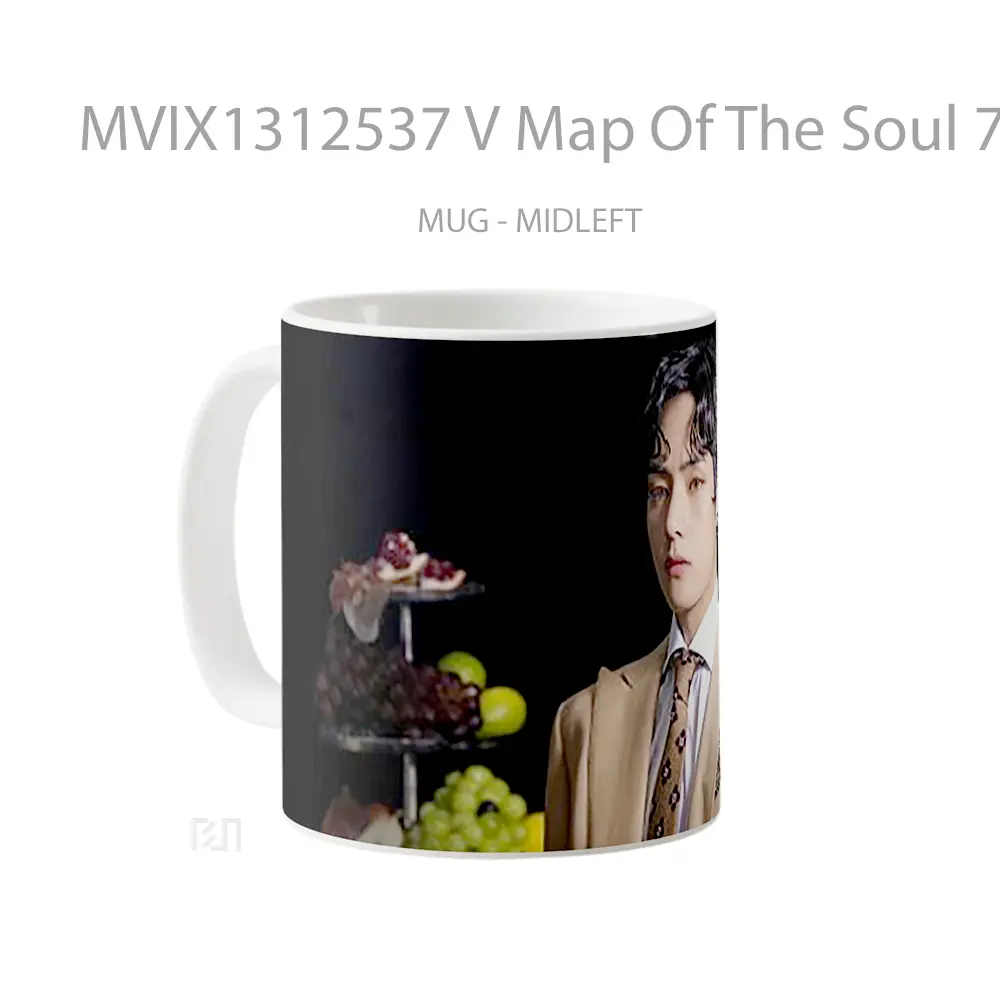 Mug V Map Of The Soul 7 Gelas Keramik Unik - All-side / Desain
