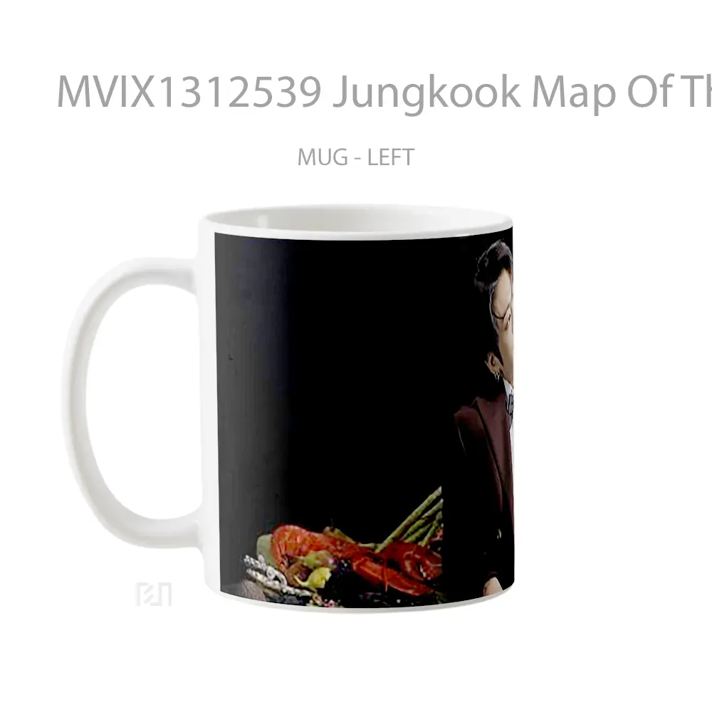 Mug Jungkook Map Of The Soul 7 Gelas Keramik Unik - All-side / Desain
