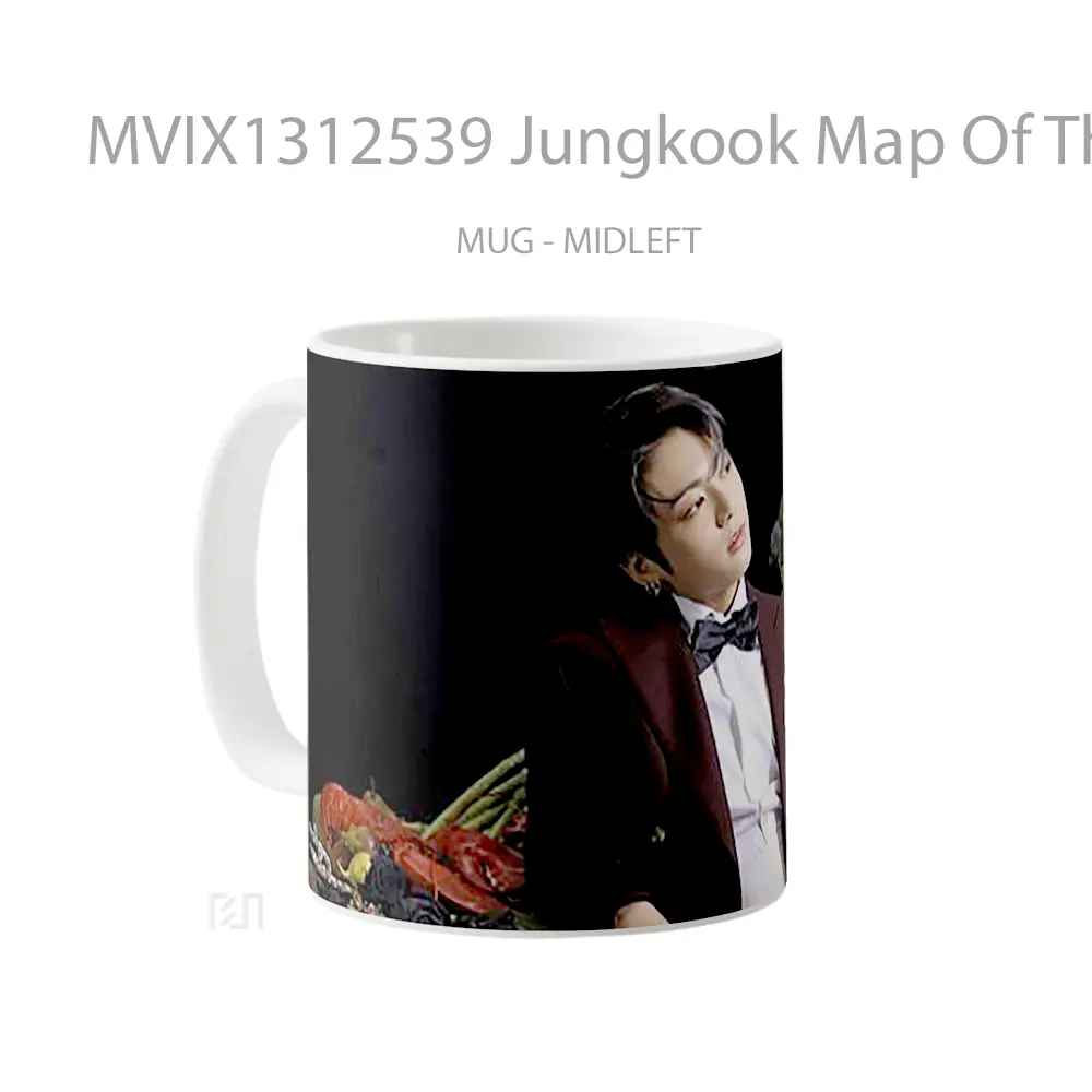 Mug Jungkook Map Of The Soul 7 Gelas Keramik Unik - All-side / Desain