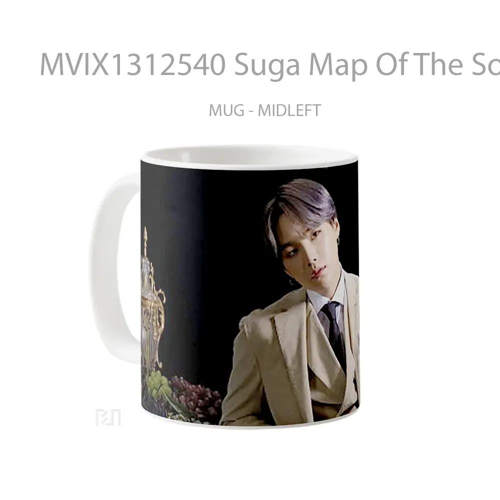 Mug Suga Map Of The Soul 7 Gelas Keramik Unik - All-side / Desain