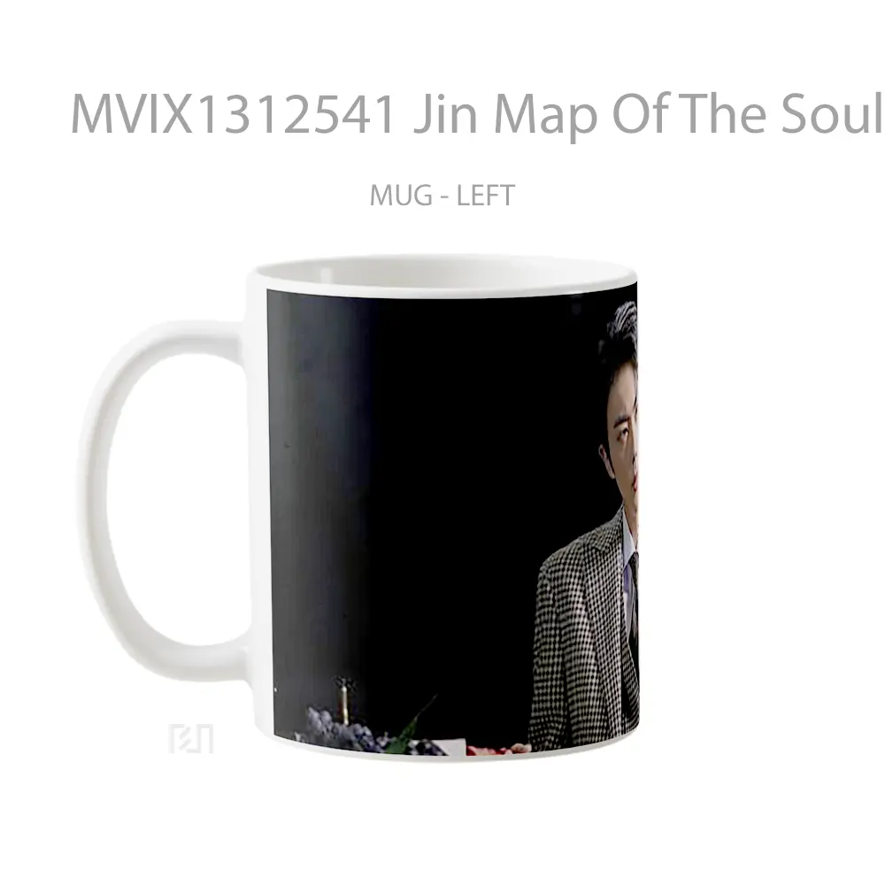 Mug Jin Map Of The Soul 7 Gelas Keramik Unik - All-side / Desain