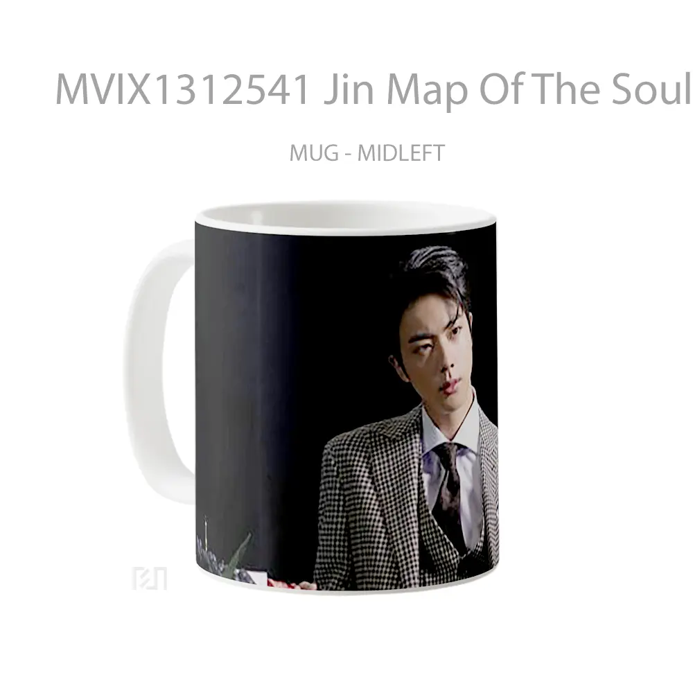 Mug Jin Map Of The Soul 7 Gelas Keramik Unik - All-side / Desain