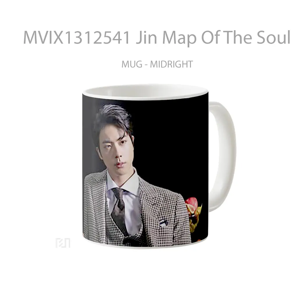 Mug Jin Map Of The Soul 7 Gelas Keramik Unik - All-side / Desain