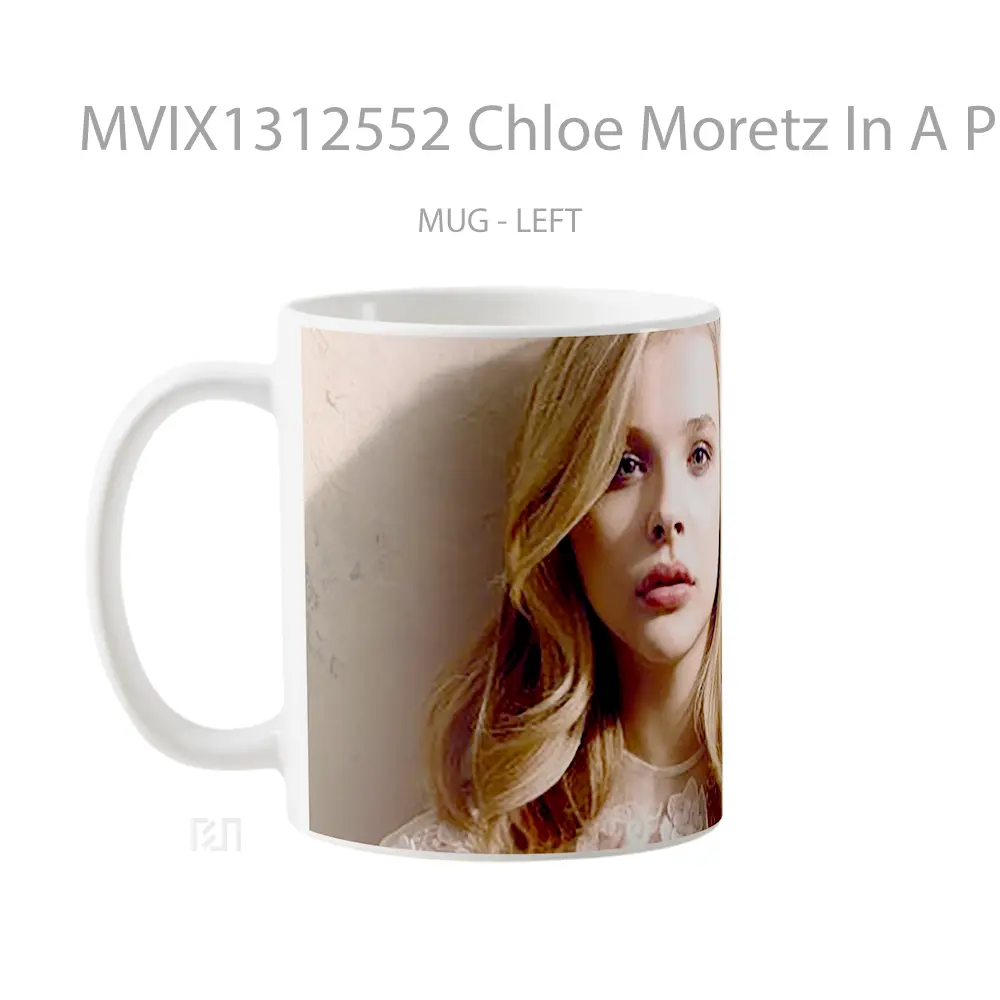 Mug Chloe Moretz In A Pink Dress Gelas Keramik Unik - All-side / Desain
