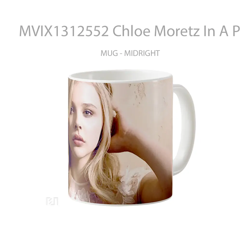 Mug Chloe Moretz In A Pink Dress Gelas Keramik Unik - All-side / Desain