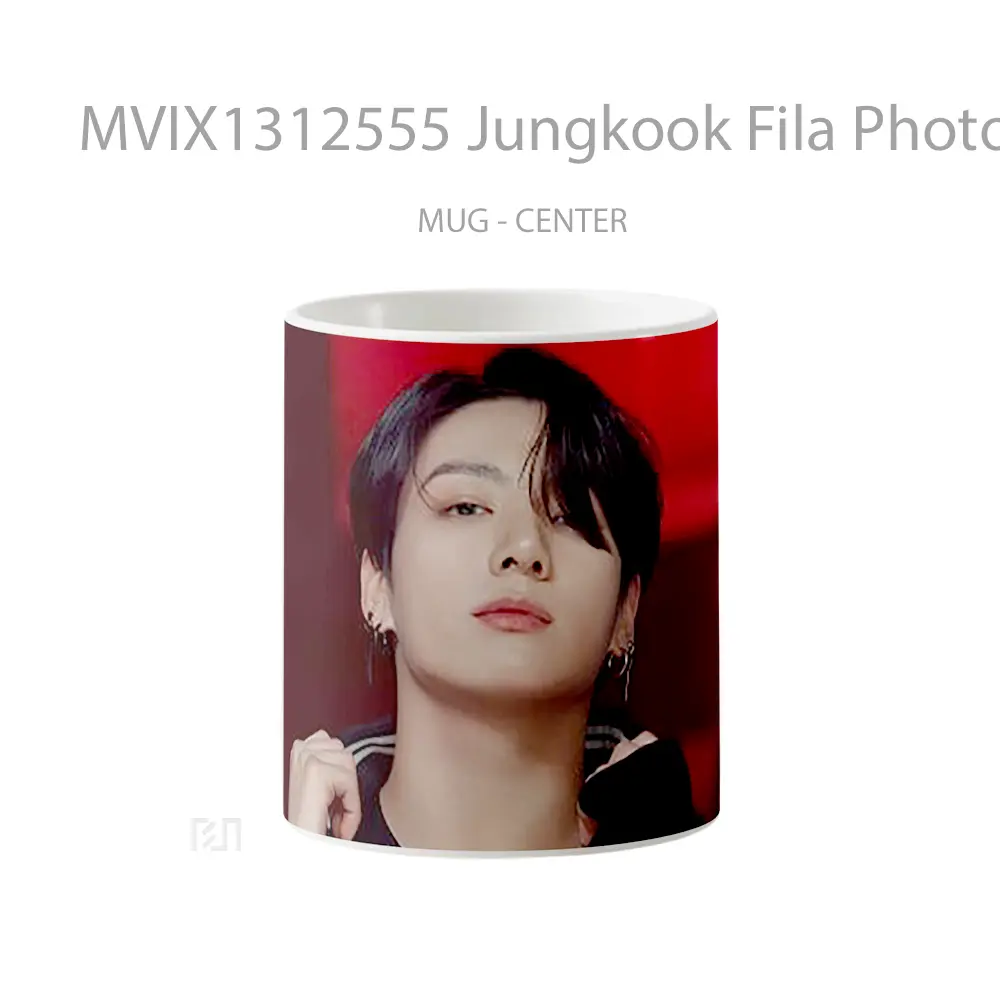 Mug Jungkook Fila Photoshoot Gelas Keramik Unik