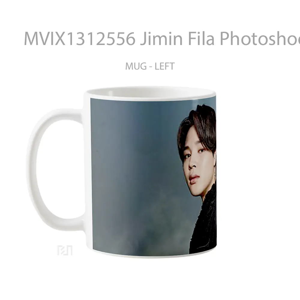 Mug Jimin Fila Photoshoot Gelas Keramik Unik - All-side / Desain