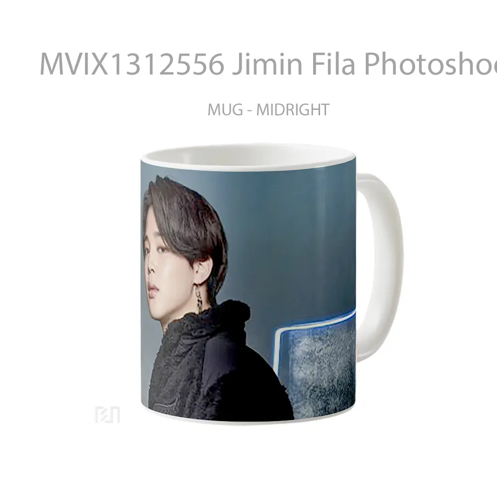 Mug Jimin Fila Photoshoot Gelas Keramik Unik - All-side / Desain