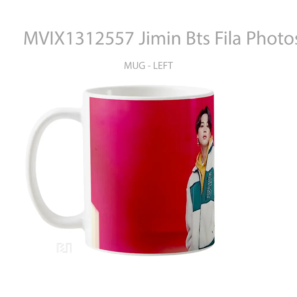Mug Jimin Bts Fila Photoshoot Gelas Keramik Unik - All-side / Desain