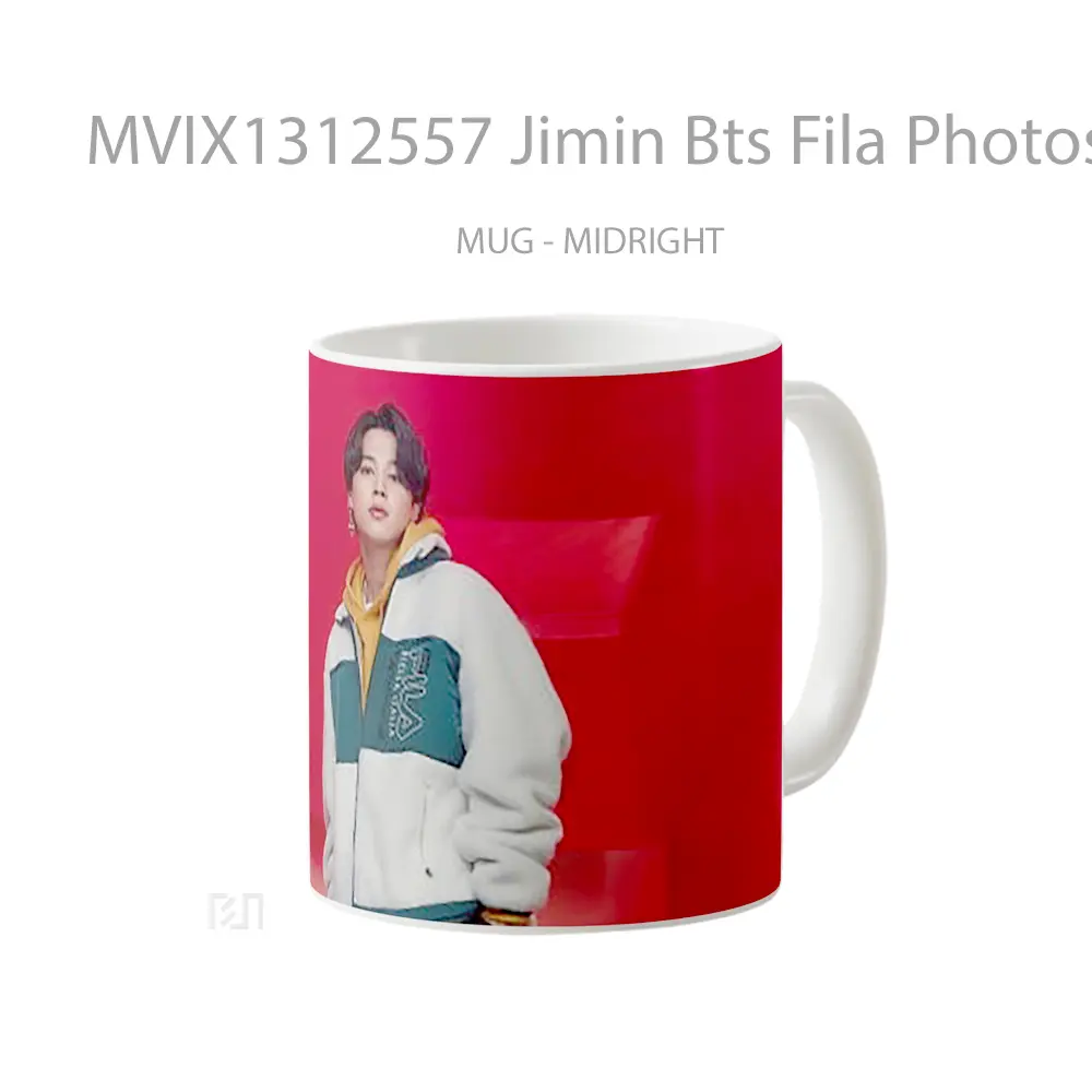 Mug Jimin Bts Fila Photoshoot Gelas Keramik Unik - All-side / Desain