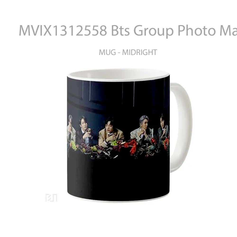 Mug Bts Group Photo Map Of The Soul 7 Gelas Seni Modern - All-side / Desain