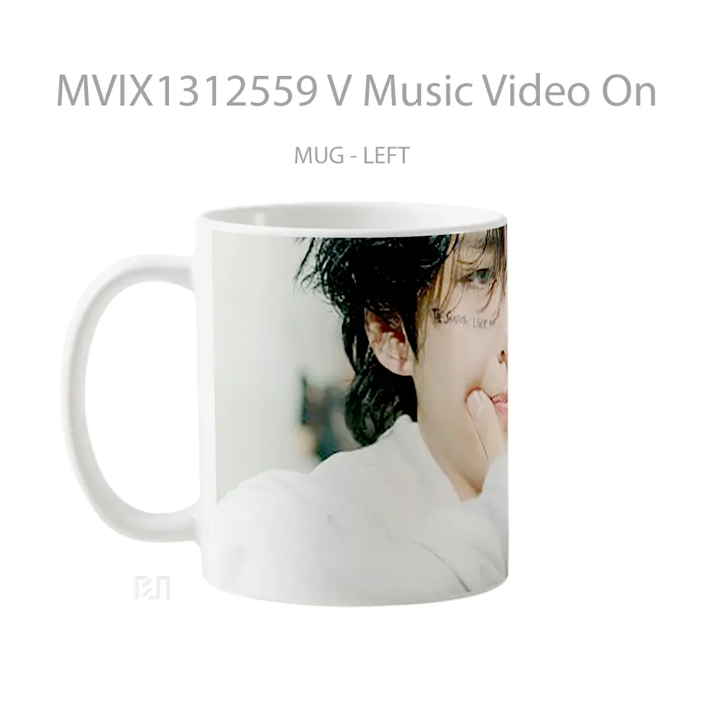 Mug V Music Video On Gelas Keramik Unik - All-side / Desain