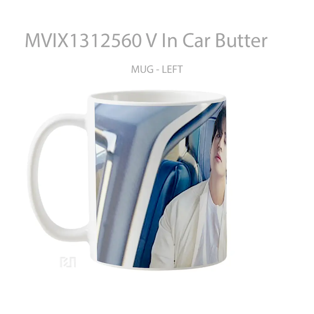 Mug V In Car Butter Cangkir Mobil - All-side / Desain