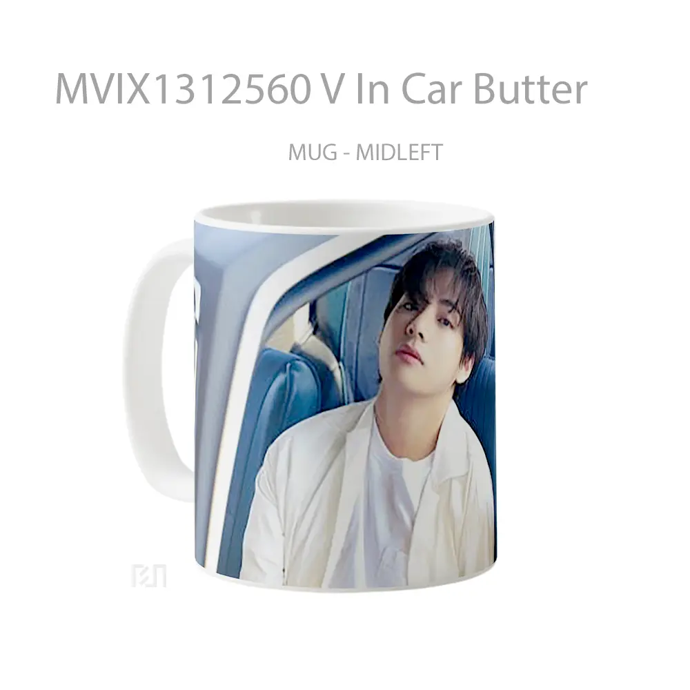 Mug V In Car Butter Cangkir Mobil - All-side / Desain