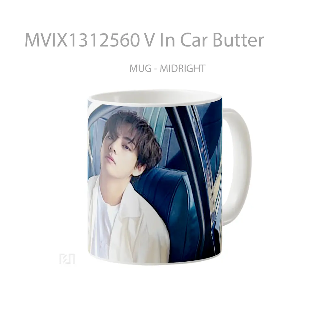 Mug V In Car Butter Cangkir Mobil - All-side / Desain