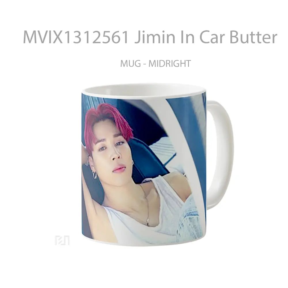Mug Jimin In Car Butter Cangkir Mobil - All-side / Desain