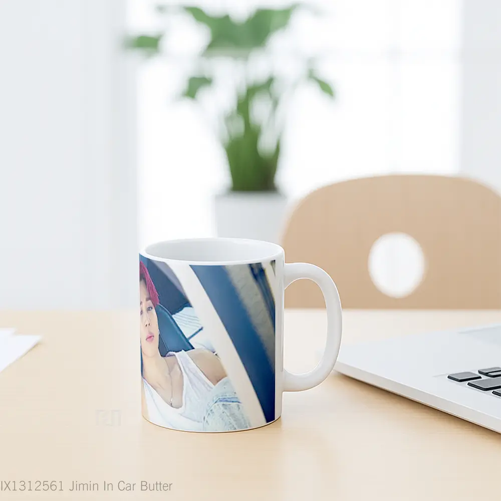 Mug Jimin In Car Butter Cangkir Mobil - All-side / Desain