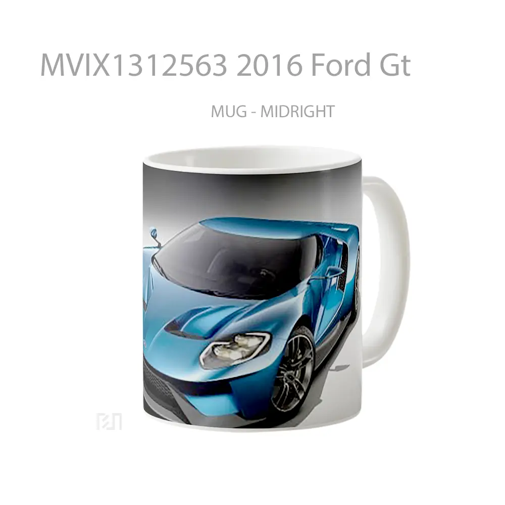 Mug 2016 Ford Gt Cangkir Mobil - All-side / Desain