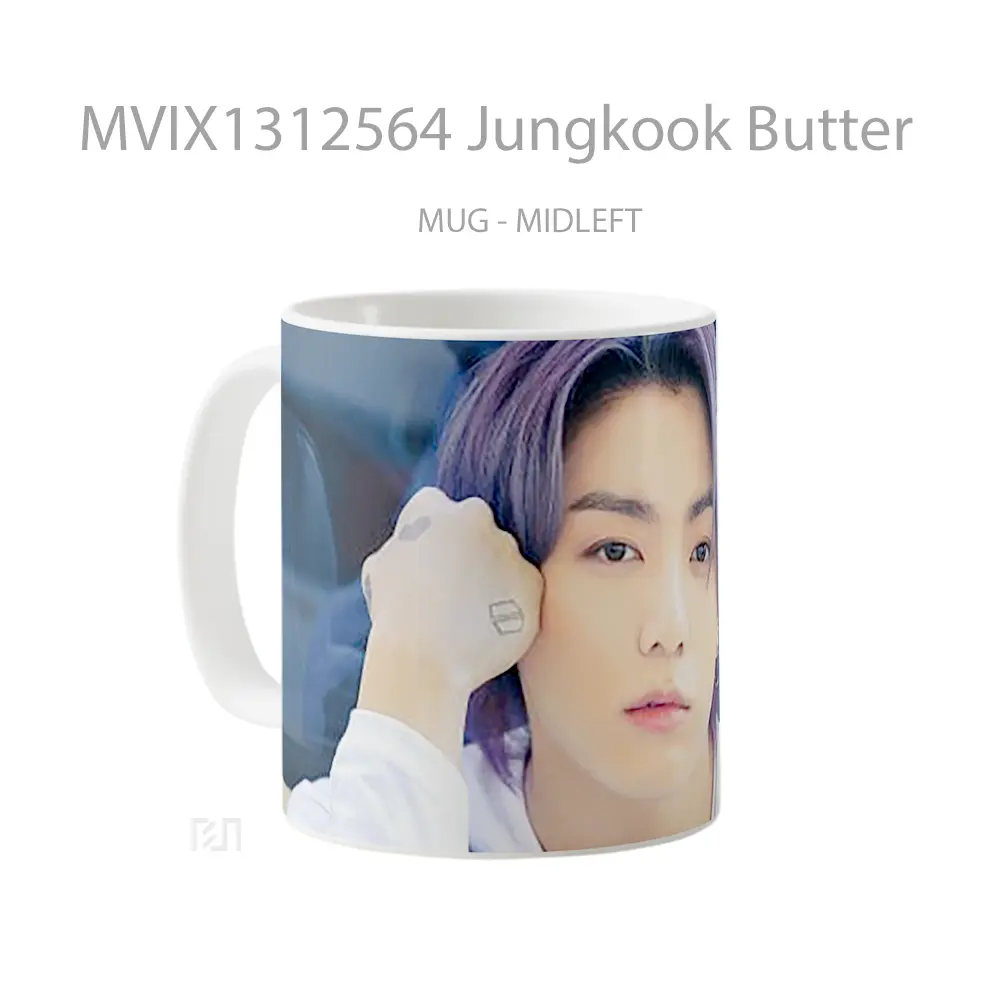 Mug Jungkook Butter Gelas Keramik Unik - All-side / Desain