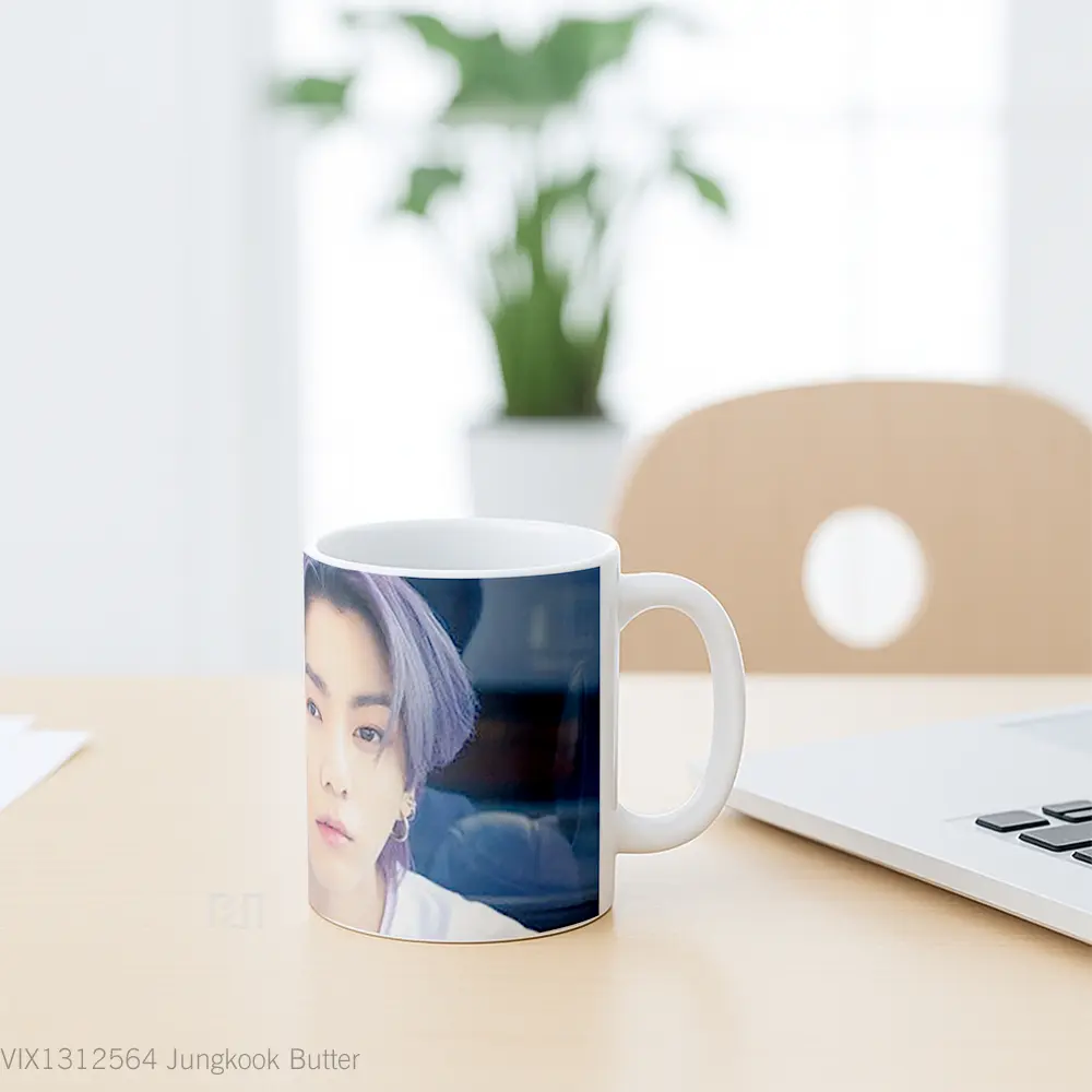 Mug Jungkook Butter Gelas Keramik Unik - All-side / Desain