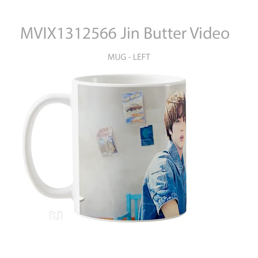 Mug Jin Butter Video Gelas Keramik Unik - All-side / Desain