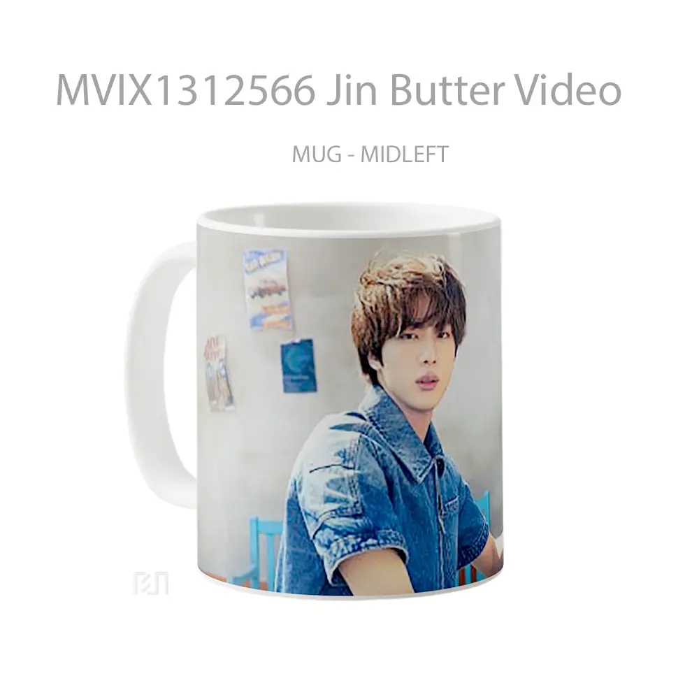 Mug Jin Butter Video Gelas Keramik Unik - All-side / Desain