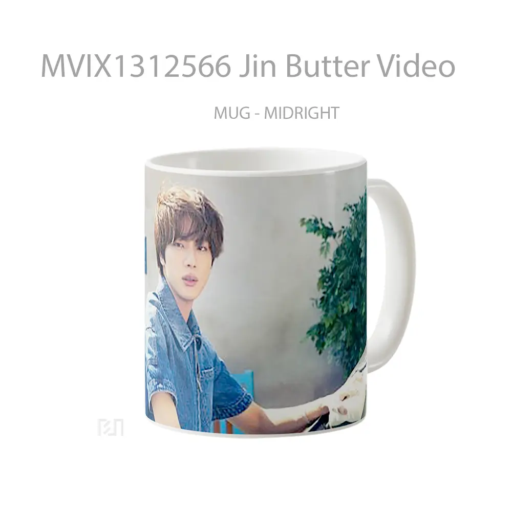Mug Jin Butter Video Gelas Keramik Unik - All-side / Desain