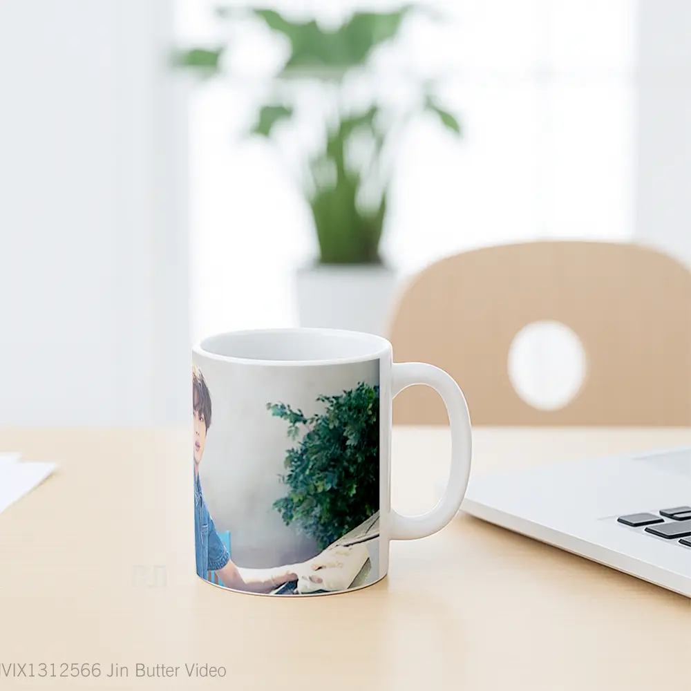 Mug Jin Butter Video Gelas Keramik Unik - All-side / Desain
