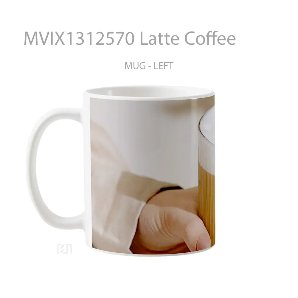 Mug Latte Coffee Cangkir Kopi - All-side / Desain