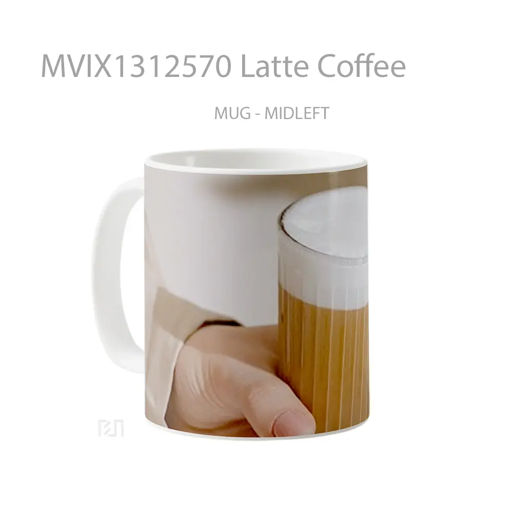 Mug Latte Coffee Cangkir Kopi - All-side / Desain