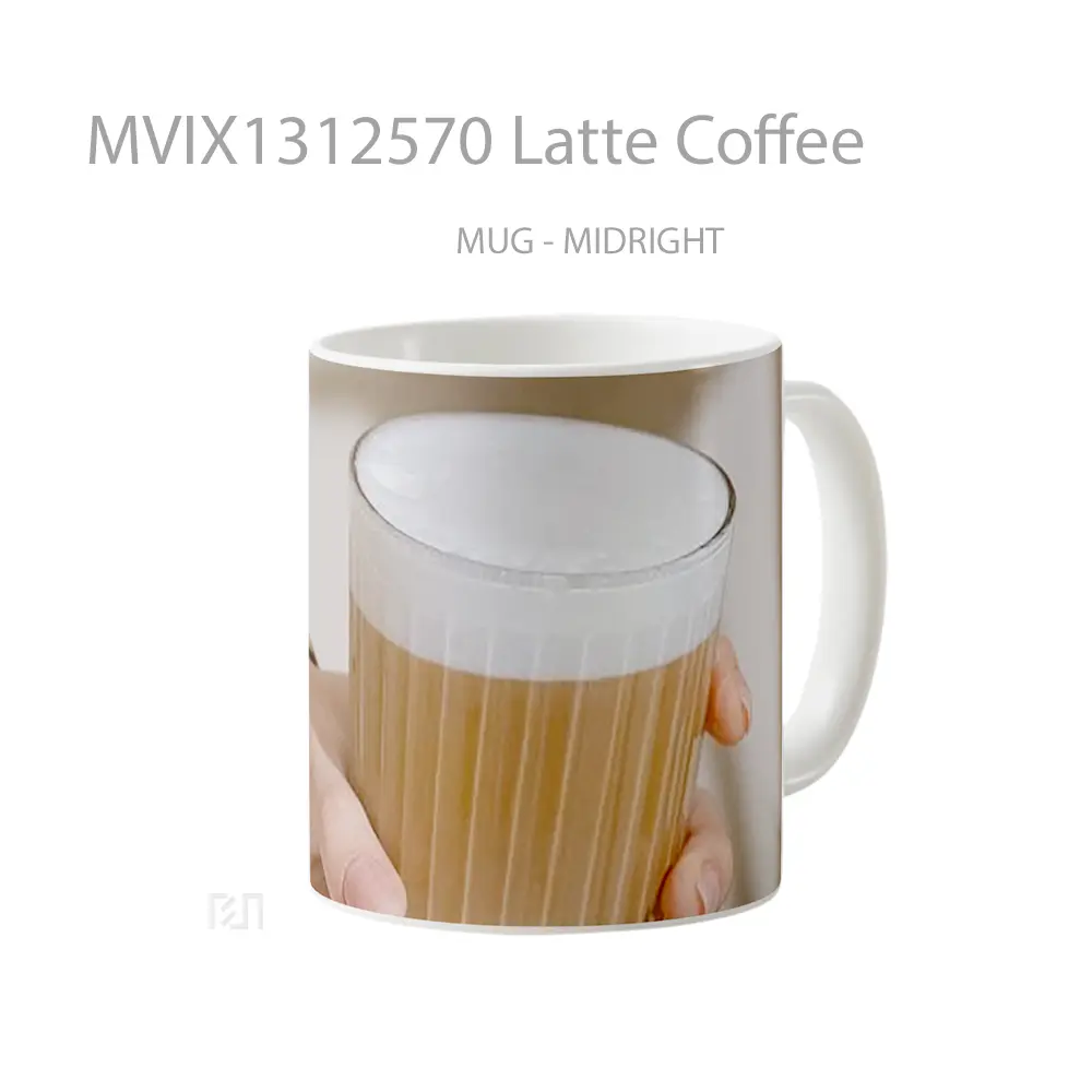 Mug Latte Coffee Cangkir Kopi - All-side / Desain