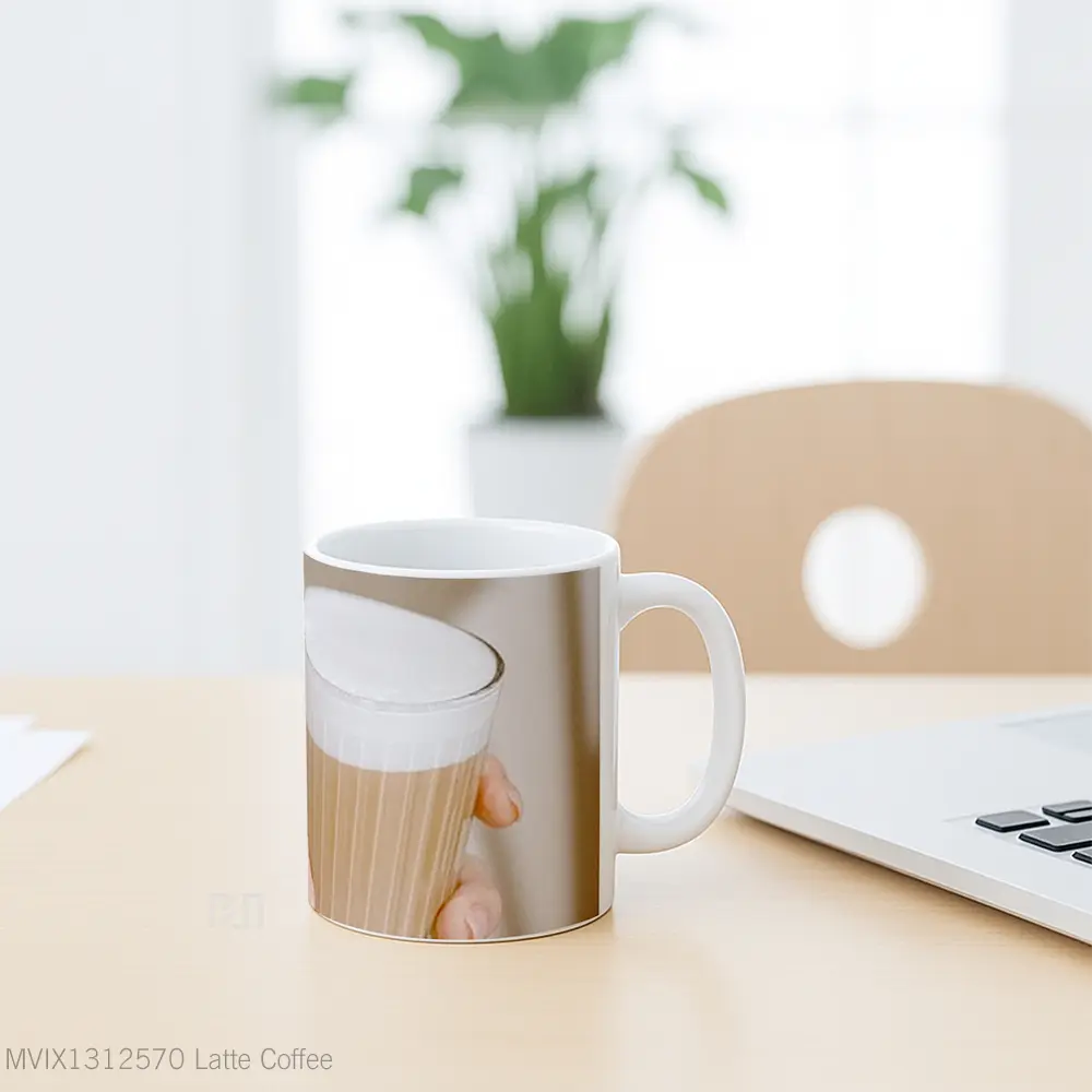 Mug Latte Coffee Cangkir Kopi - All-side / Desain