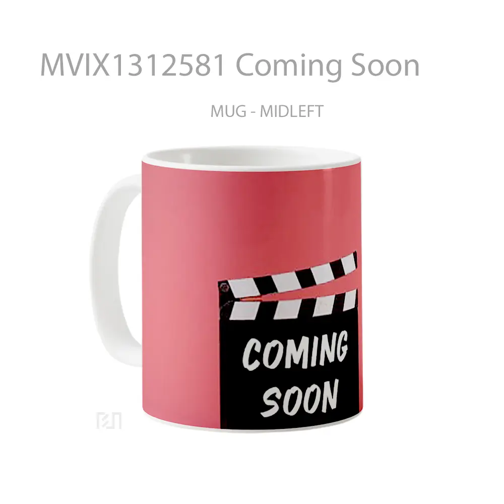 Mug Coming Soon Gelas Keramik Unik - All-side / Desain